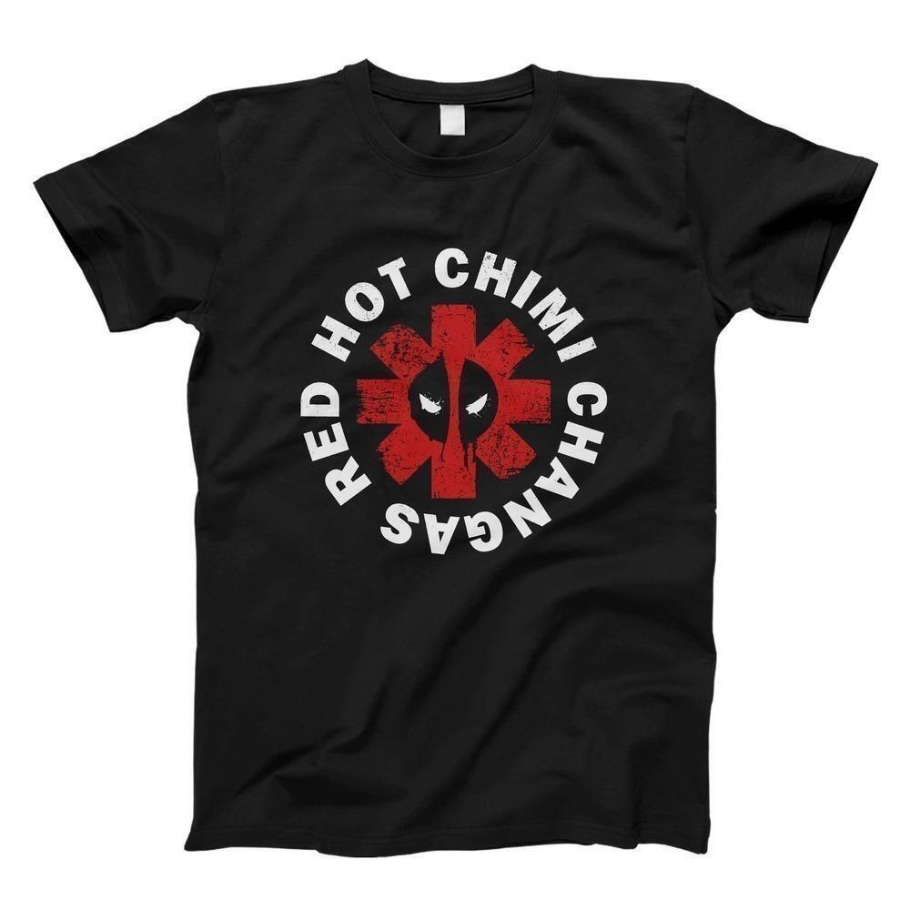 Red Hot Chili Peppers Deadpool Chimichanga Taco Parody Fan TShirt